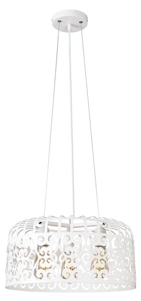 RABALUX 2163 Alessandra závesné svietidlo biela E27 3x60W