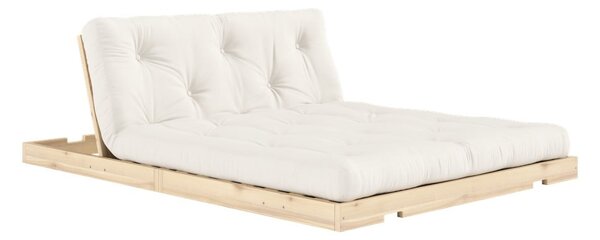 Krémovobiela rozkladacia pohovka 145 cm Flip – Karup Design
