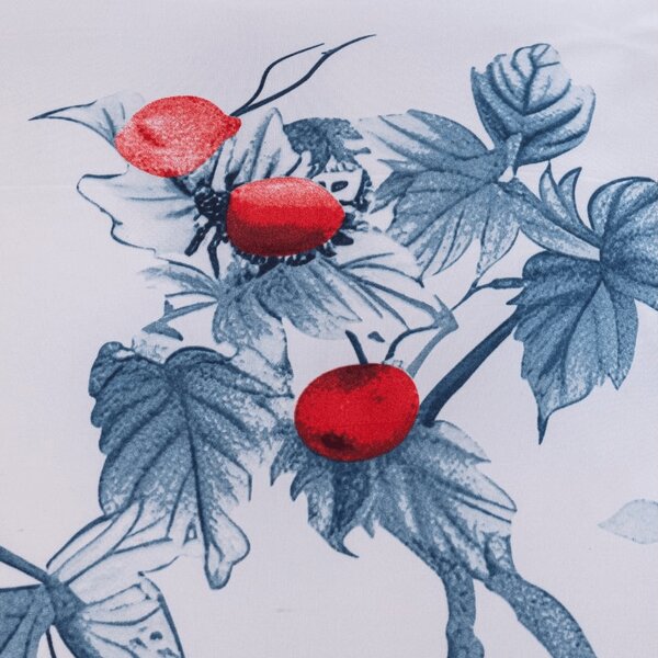Flanelové obliečky z mikrovlákna BERRY BLOOM bielo-modré Rozmer obliečky: 70 x 90 cm | 140 x 200 cm
