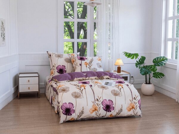 Flanelové obliečky z mikrovlákna CURVARA krémové Rozmer obliečky: 70 x 90 cm | 140 x 200 cm