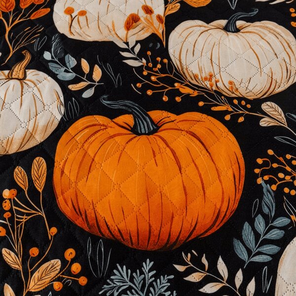Prehoz na posteľ MAGIC PUMPKIN, farebný Rozmer: 170 x 210 cm