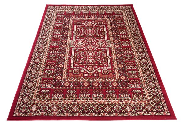 TA Koberec N634A RED EUFRAT BLX Červený Obdĺžnikový Rozmer: 80x150 cm