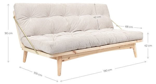 Variabilná pohovka Karup Design Folk Clear/Wheat Beige