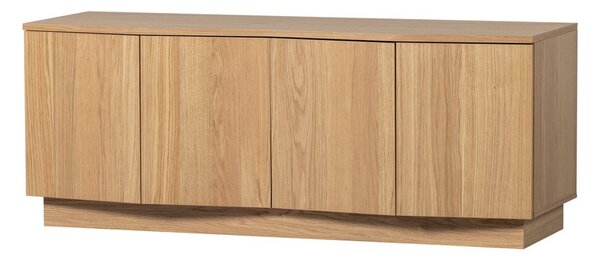 TV stolík z dubového dreva v prírodnej farbe 133x52x45 cm Zuma – WOOOD