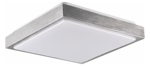 Stropné svietidlo KAZIMIERZ 2xE27/20W/230V 29,5x29,5 cm strieborná