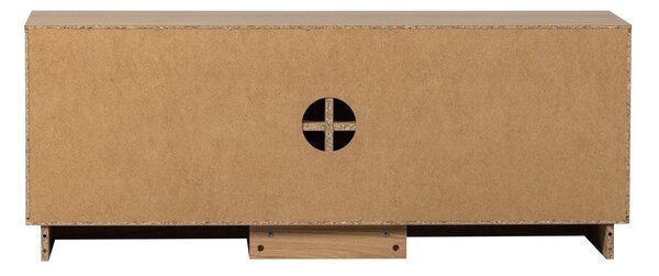 TV stolík z dubového dreva v prírodnej farbe 133x52x45 cm Zuma – WOOOD