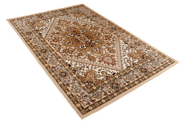 TA Koberec L612A LIGHT BEIGE EUFRAT BGX Béžový (svetlý) Obdĺžnikový Rozmer: 70X140 cm