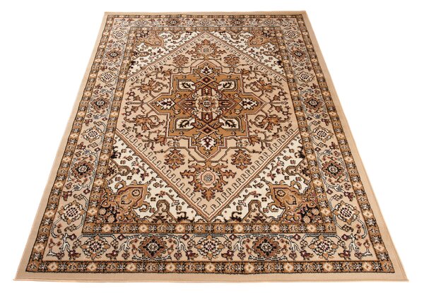 TA Koberec L612A LIGHT BEIGE EUFRAT BGX Béžový (svetlý) Obdĺžnikový Rozmer: 70X140 cm