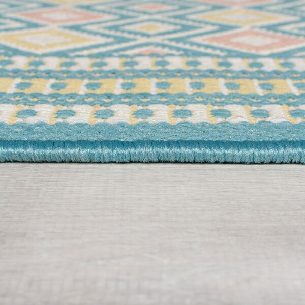 Flair Rugs, Kusový koberec Marseille Coast Pastel Multi – na von aj na doma, 200x290, viacfarebná, chodba / predsieň