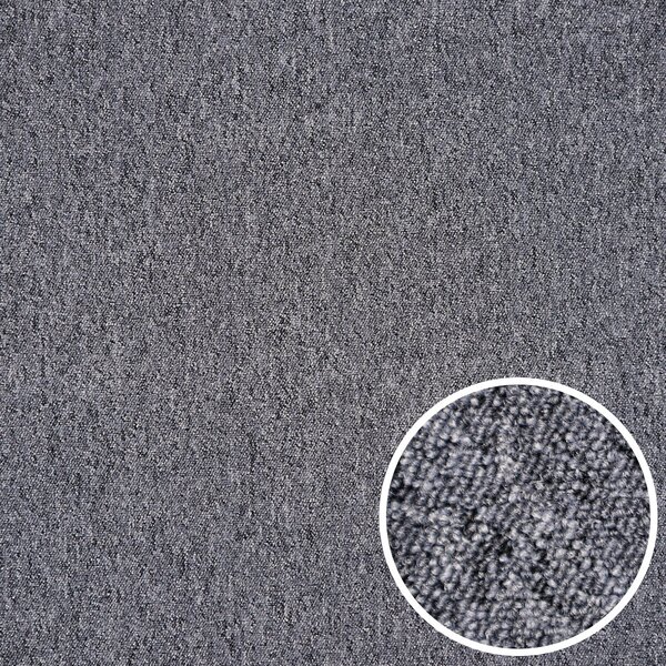 Condor Carpets, Metrážny koberec Classica 67, záťažový, na mieru, šíře 4m,5m, šedá, ab (mriežka), chodba / predsieň