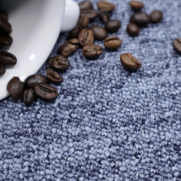 Condor Carpets , Metrážny koberec Classica 28, záťažový, na mieru, šíře 4m,5m, modrá, ab (mriežka), chodba / predsieň