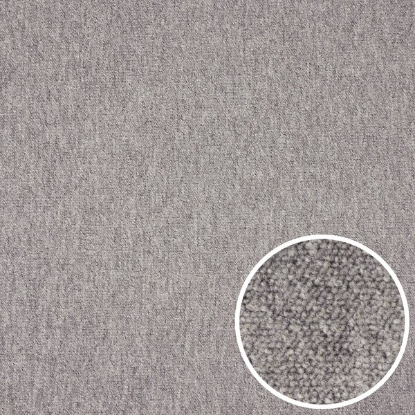 Condor Carpets , Metrážny koberec Classica 57, záťažový, na mieru, šíře 4m,5m, šedá, ab (mriežka), chodba / predsieň