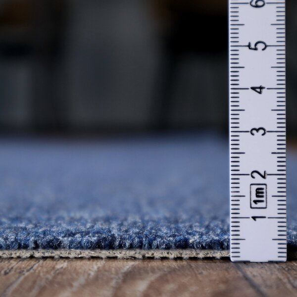 Condor Carpets , Metrážny koberec Classica 582, záťažový, na mieru, šíře 4m,5m, modrá, ab (mriežka), chodba / predsieň
