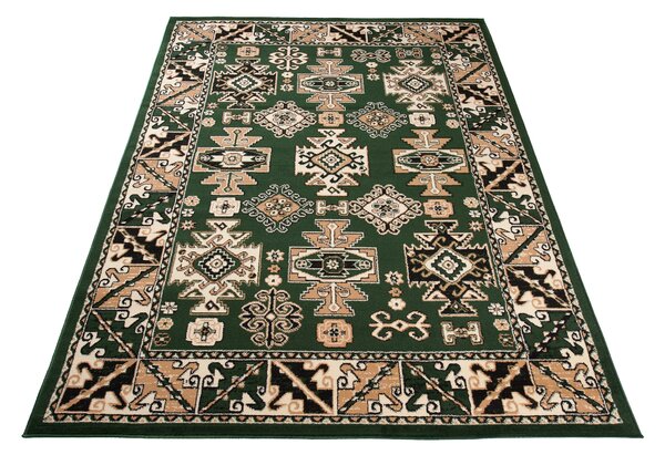 TA Koberec C645A Z_GREEN EUFRAT BLX Zelený Obdĺžnikový Rozmer: 70X140 cm