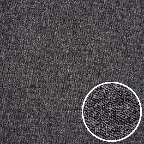 Condor Carpets, Metrážny koberec Classica 87, záťažový, na mieru, šíře 4m,5m, šedá, ab (mriežka), chodba / predsieň