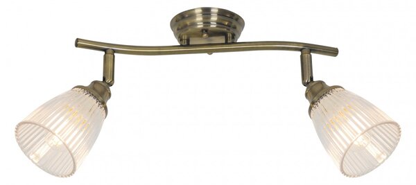 Rabalux 5015 stropné bodové svietidlo Martha 2x40W | E14 | IP20 - antický bronz