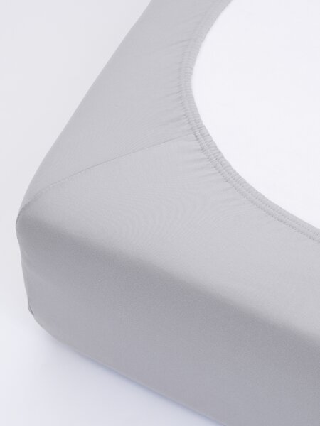 Jersey plachta s elastanom Deluxe 120 × 200 cm – svetlosivá