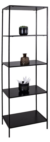 Čierna knižnica House Nordic Vita Shelf, 51 x 170 m