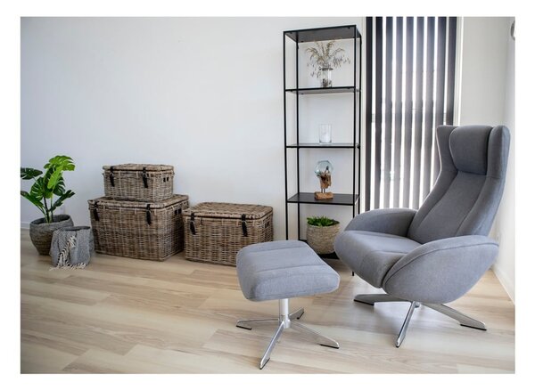 Čierna knižnica House Nordic Vita Shelf, 51 x 170 m