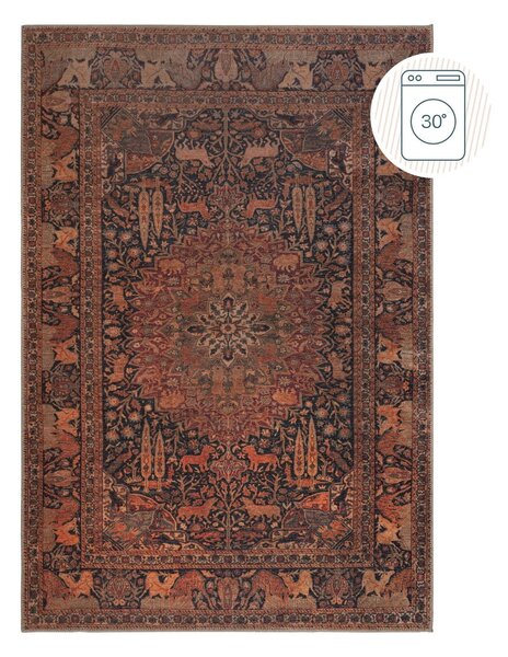 Vínovočervený prateľný koberec 152x230 cm Nico Global – Flair Rugs
