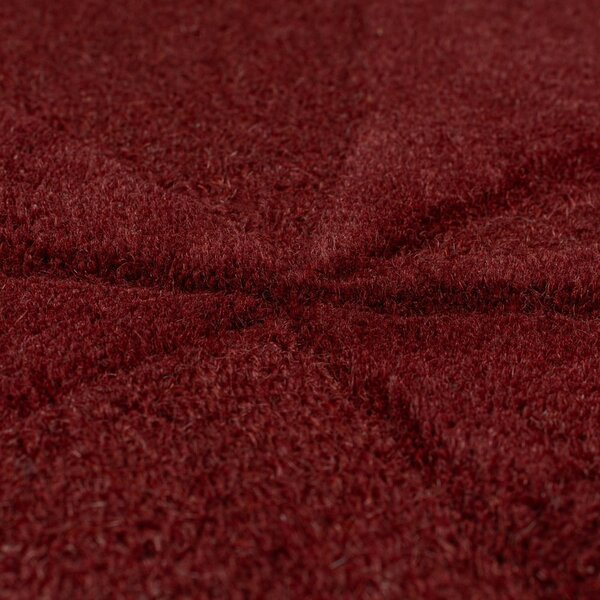 Vínovočervený ručne tkaný vlnený koberec 160x230 cm Shard Red – Flair Rugs