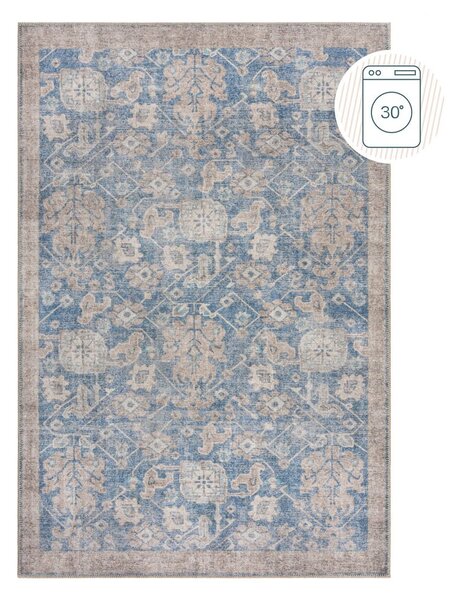 Modrý prateľný koberec 190x290 cm Orelia Global – Flair Rugs