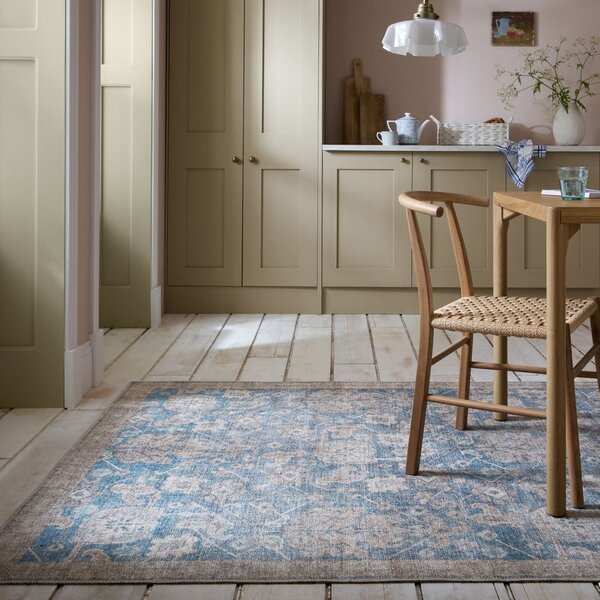 Modrý prateľný koberec 190x290 cm Orelia Global – Flair Rugs