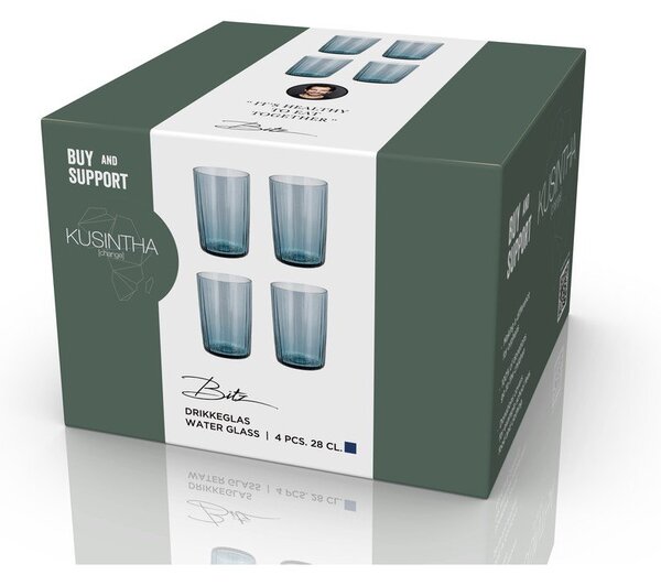 Poháre v súprave 4 ks 280 ml Kusintha – Bitz