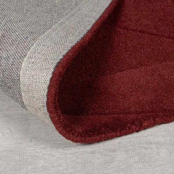 Vínovočervený ručne tkaný vlnený koberec 160x230 cm Shard Red – Flair Rugs