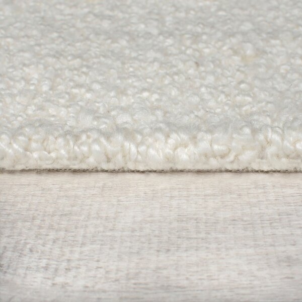 Krémový ručne tkaný koberec s prímesou vlny 120x170 cm Astera Linear – Flair Rugs