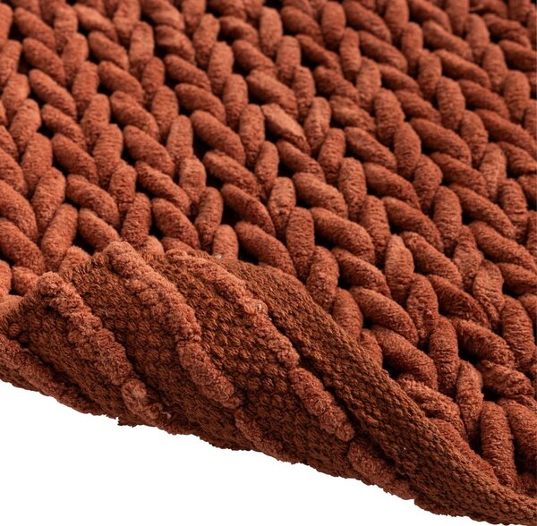 Kúpeľňová predložka v terakotovej farbe 50x80 cm Ariel – douceur d'intérieur