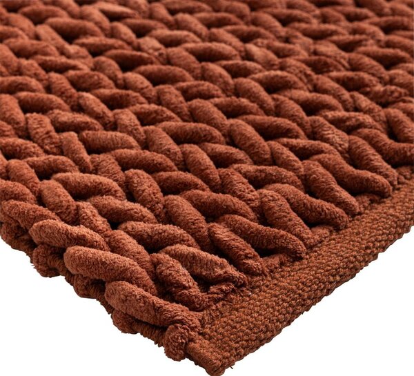 Kúpeľňová predložka v terakotovej farbe 50x80 cm Ariel – douceur d'intérieur