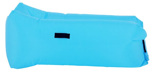 KONDELA Nafukovací sedací vak/lazy bag, modrá, LEBAG