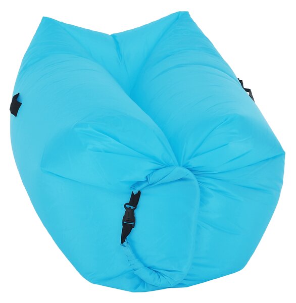 KONDELA Nafukovací sedací vak/lazy bag, modrá, LEBAG