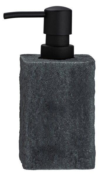 Tmavosivý dávkovač na mydlo Wenko Villata, 300 ml