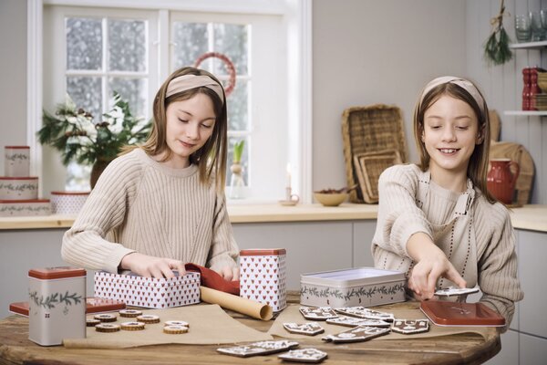 Plechová dóza Oblong Christmas Garland