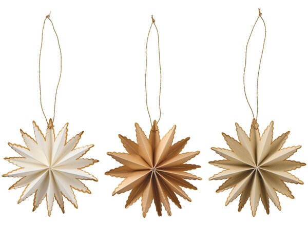 Papierová dekorácia Colours Snowflake Variant A