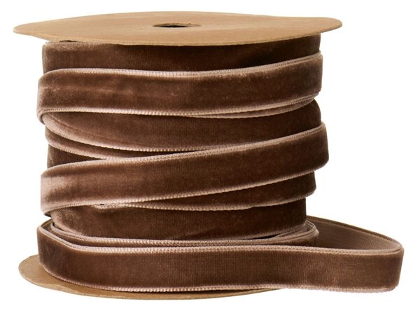 Zamatová stuha Chocolate – 10 m