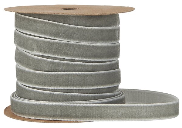 Zamatová stuha na špulke Grey – 10 m