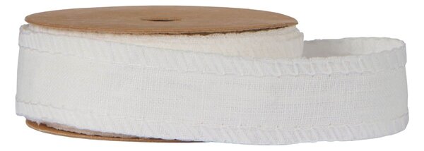 Ľanová stuha Herbal Off White – 5 m