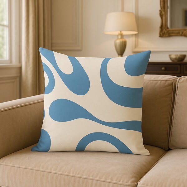 Obliečka na vankúš 43x43 cm Blue Latte – Mila Home