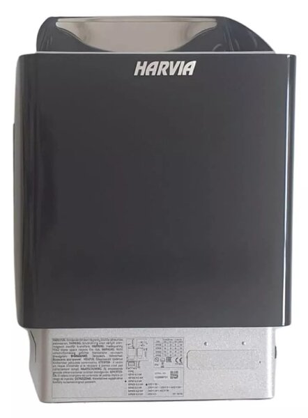 Harvia KIP80 Black saunové kachle elektrické s reguláciou 8 kW