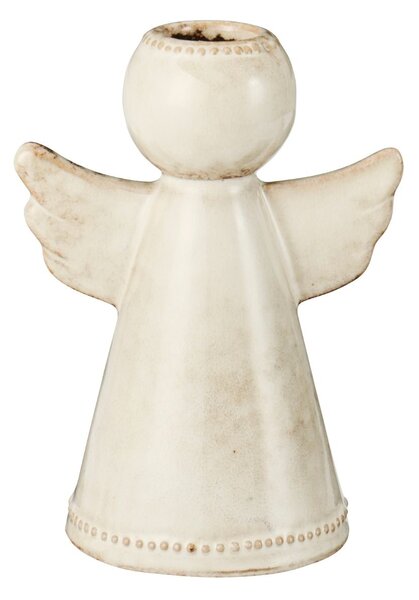 Keramický svietnik Angel Cream Large
