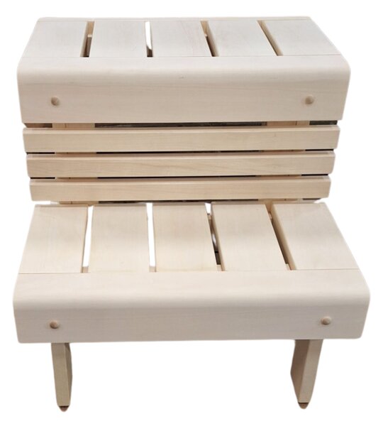 Lavica do sauny osika 580x700x640 mm