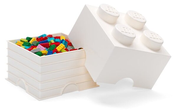Biely úložný box štvorec LEGO®