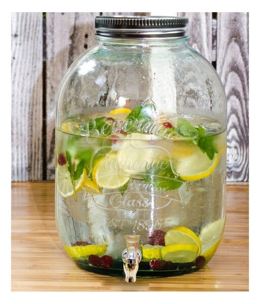 Nádoba na limonádu z recyklovaného skla Ego Dekor Authentic, 12,5 l
