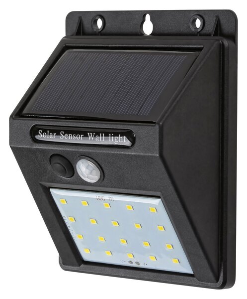 Rabalux 7880 Ostrava vonkajšie solární LED svietidlo s pohybovým senzorom, 12,5 cm