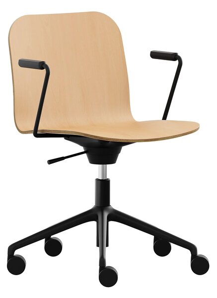 RIM - Konferenčná stolička LAMBDA WOOD LA 4011.151 s podrúčkami