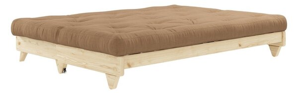 Rozkladacia pohovka s hnedým poťahom Karup Design Fresh Natural/Mocca