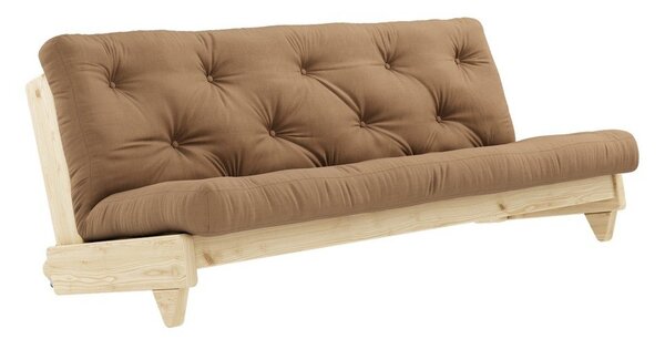 Rozkladacia pohovka s hnedým poťahom Karup Design Fresh Natural/Mocca